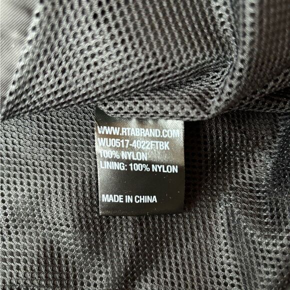 RtA Clark Double-Breasted Nylon Blazer Black XS - Picture 4 of 5